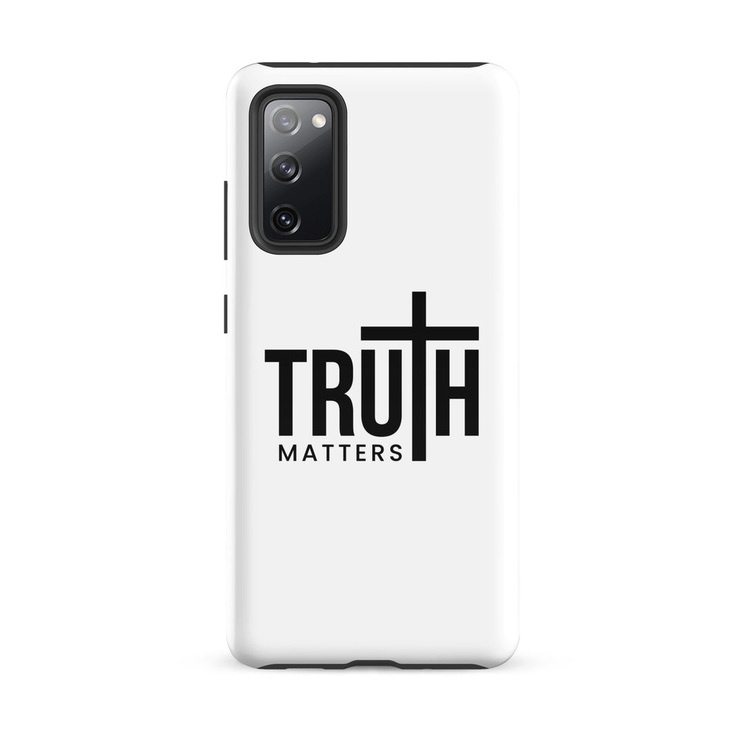 Christian Phone Case Truth Matters White for Samsung® Samsung® Phone Cases Glossy Samsung Galaxy S20 FE 