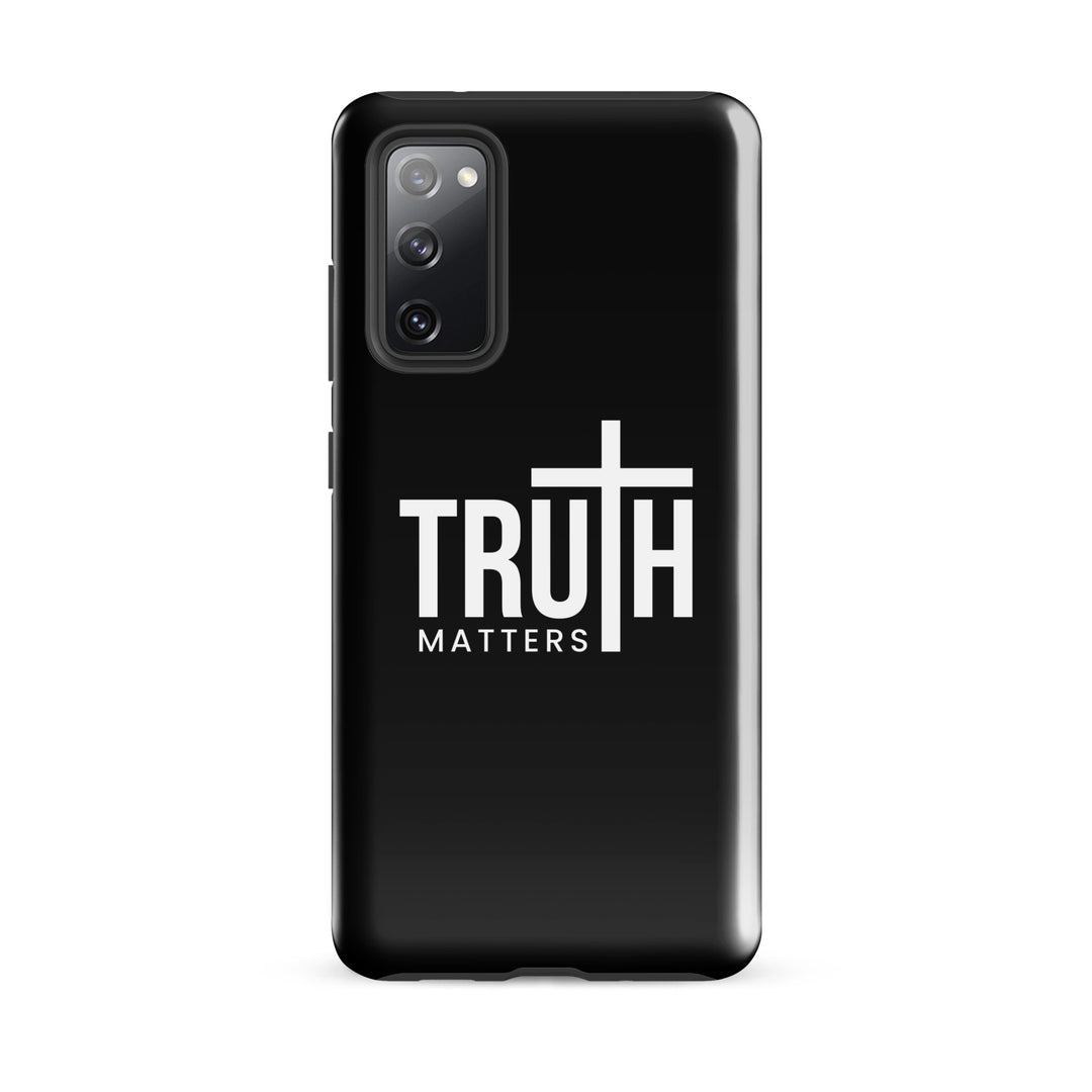 Christian Phone Case Truth Matters Black for Samsung® Samsung® Phone Cases Glossy Samsung Galaxy S20 FE 