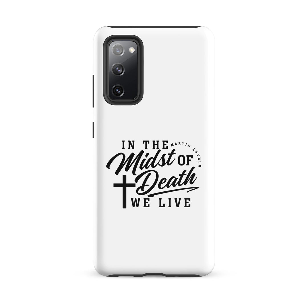 Christian Phone Case Midst of Death White for Samsung® Samsung® Phone Cases Glossy Samsung Galaxy S20 FE 