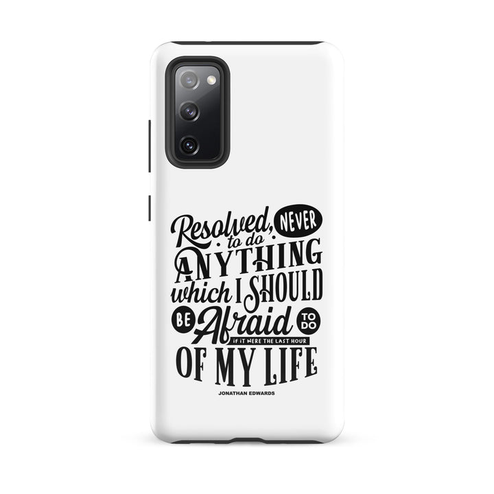 Christian Phone Case Last Hour White for Samsung® Samsung® Phone Cases Glossy Samsung Galaxy S20 FE 