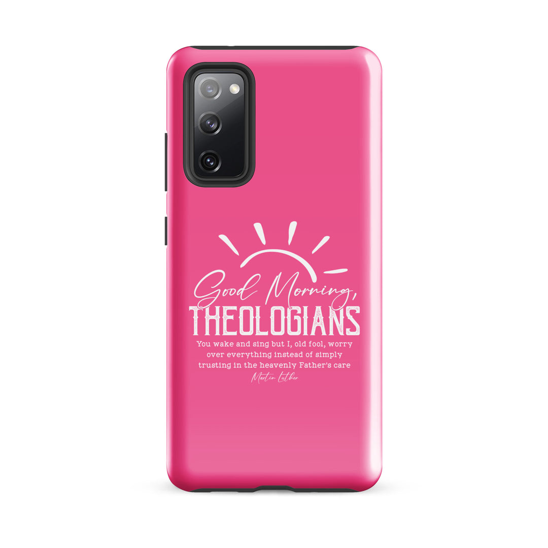 Christian Phone Case Luther's Theologians Pink for Samsung® Samsung® Phone Cases Glossy Samsung Galaxy S20 FE 