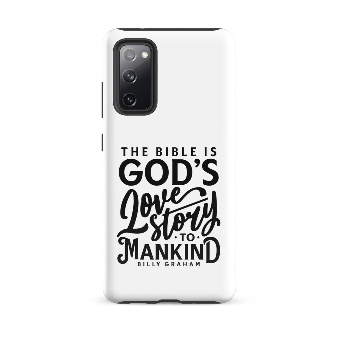 Christian Phone Case God's Love Story White for Samsung® Samsung® Phone Cases Glossy Samsung Galaxy S20 FE 