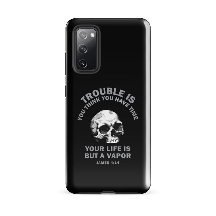 Christian Phone Case Life Is Vapor Black for Samsung® Samsung® Phone Cases Glossy Samsung Galaxy S20 FE 