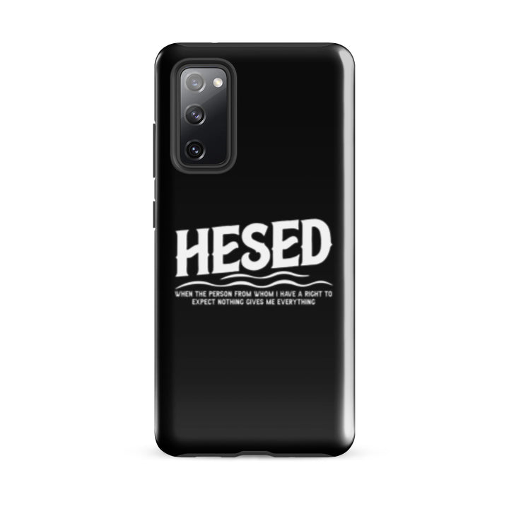 Christian Phone Case Hesed Everything Black  for Samsung® Samsung® Phone Cases Glossy Samsung Galaxy S20 FE 