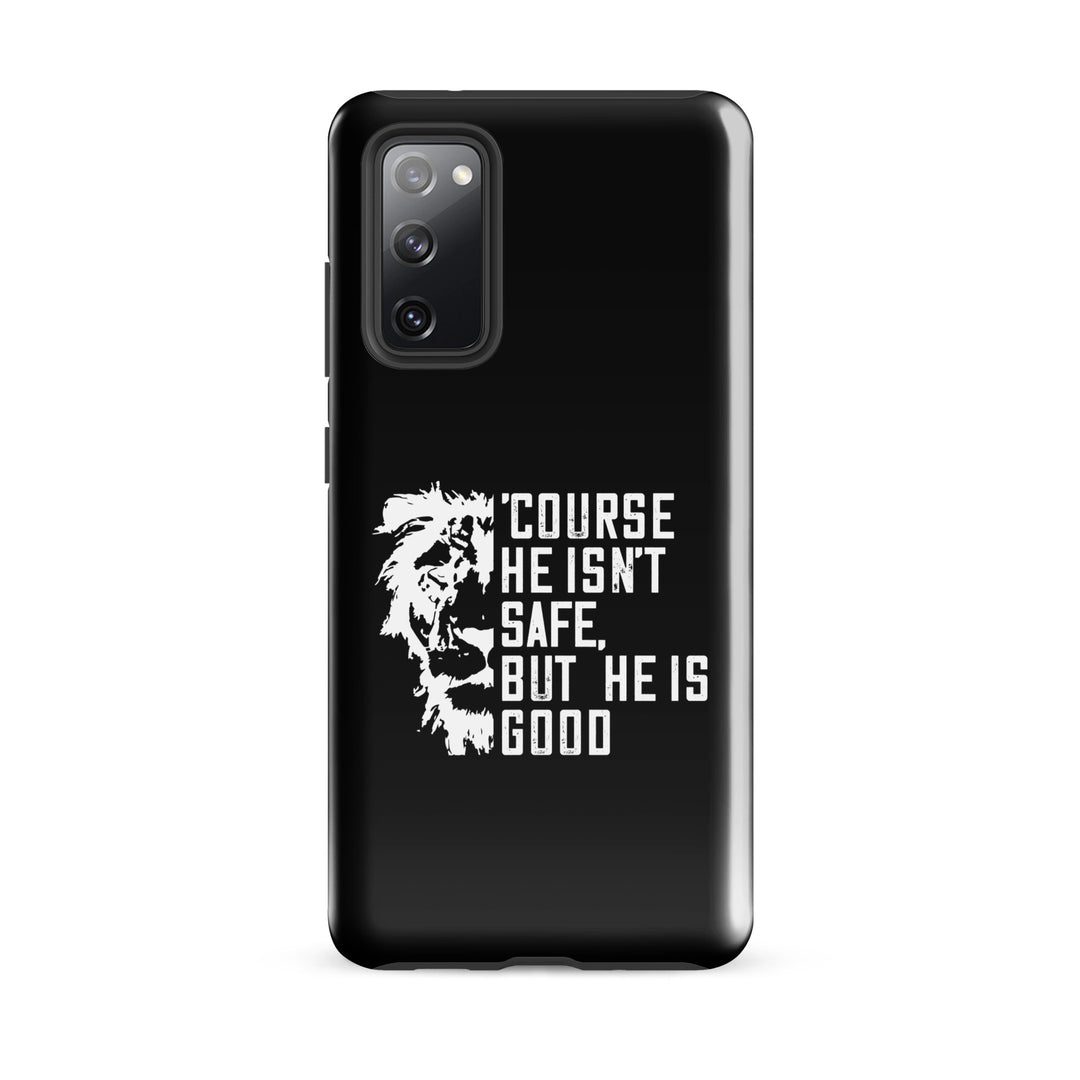 Christian Phone Case Christian Phone 'Course He Isn't Safe Black for Samsung® Samsung® Phone Cases Glossy Samsung Galaxy S20 FE 