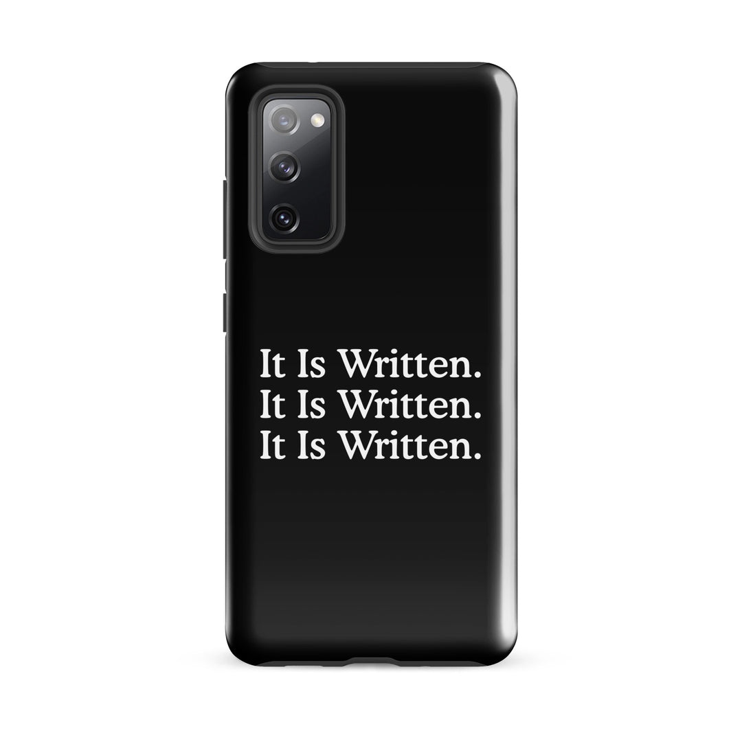 Christian Phone Case It Is Written Black for Samsung® Samsung® Phone Cases Glossy Samsung Galaxy S20 FE 