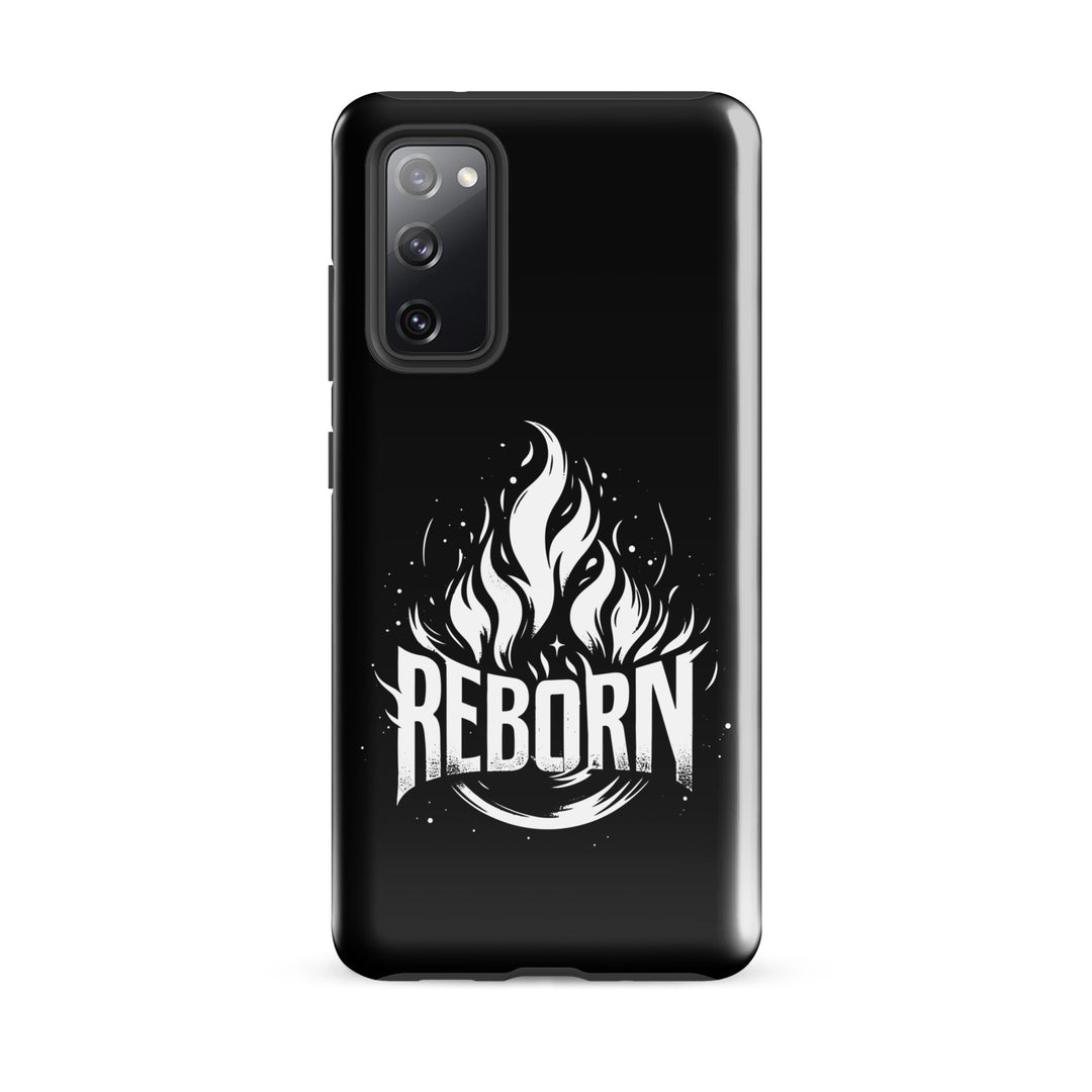 Christian Phone Case Reborn Black for Samsung® Samsung® Phone Cases Glossy Samsung Galaxy S20 FE 