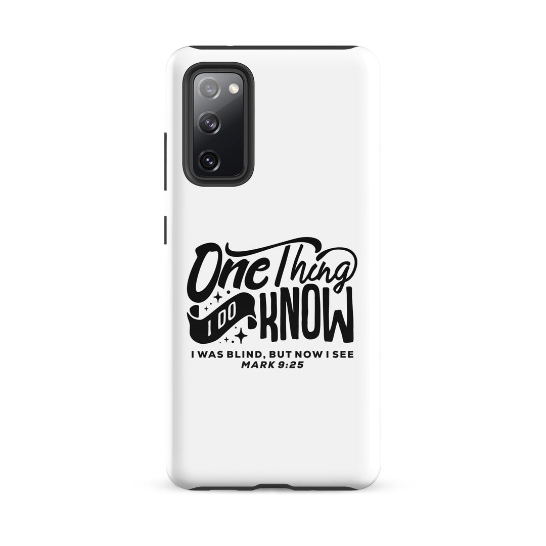 Christian Phone Case Now I See White for Samsung® Samsung® Phone Cases Glossy Samsung Galaxy S20 FE 