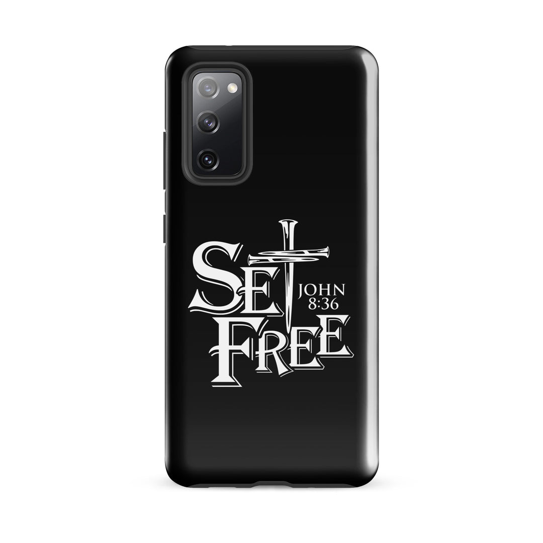 Christian Phone Case Set Free Black for Samsung® Samsung® Phone Cases Glossy Samsung Galaxy S20 FE 