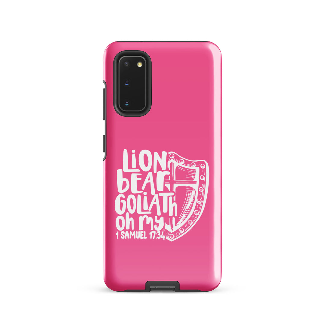 Christian Phone Case Lion Bear Goliath Oh My for Samsung® Samsung® Phone Cases Glossy Samsung Galaxy S20 