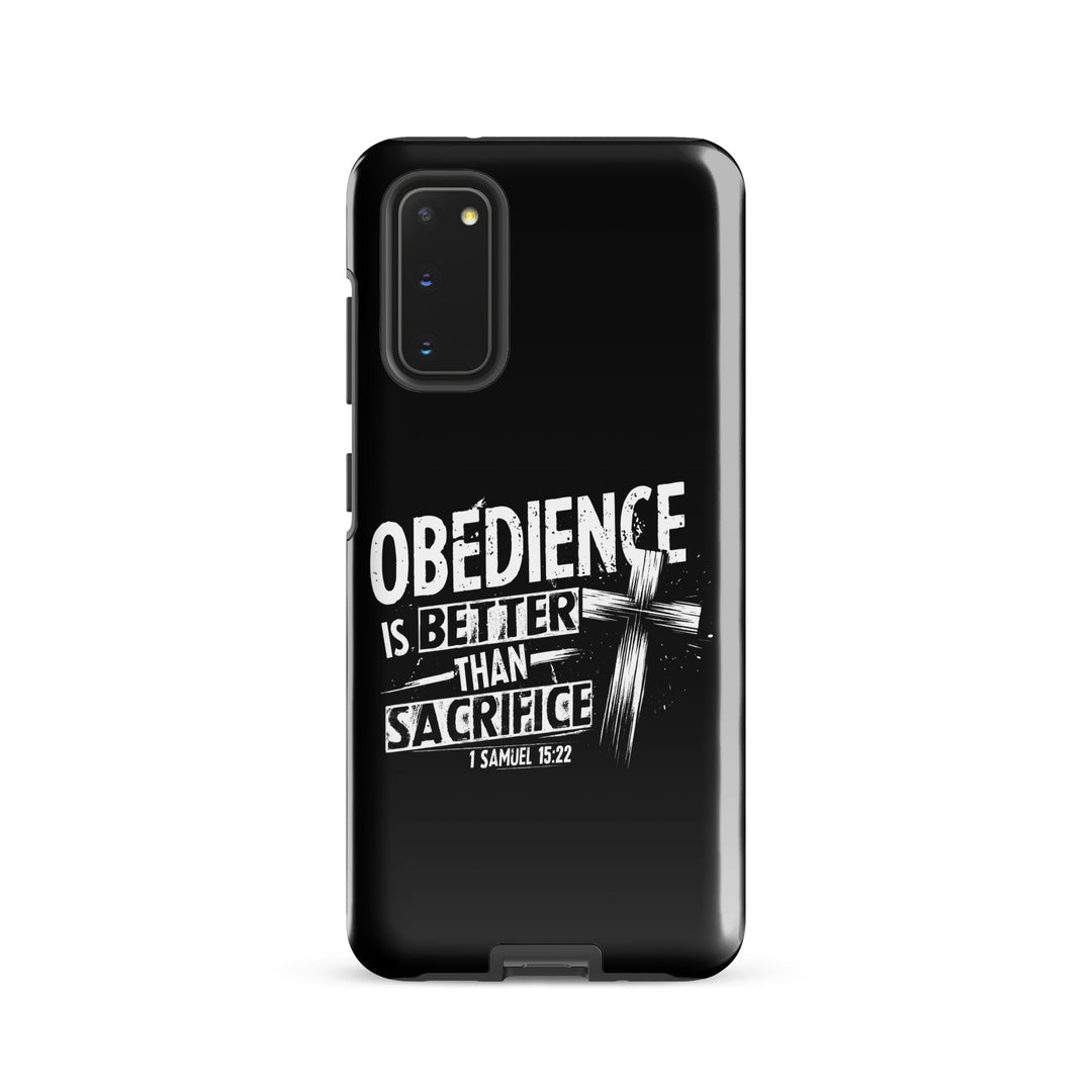 Christian Phone Case Obedience Is Better for Samsung® Samsung® Phone Cases Glossy Samsung Galaxy S20 