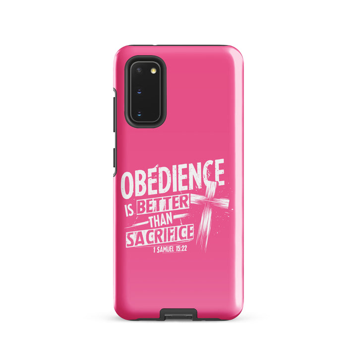 Christian Phone Case Obedience Is Better for Samsung® Samsung® Phone Cases Glossy Samsung Galaxy S20 