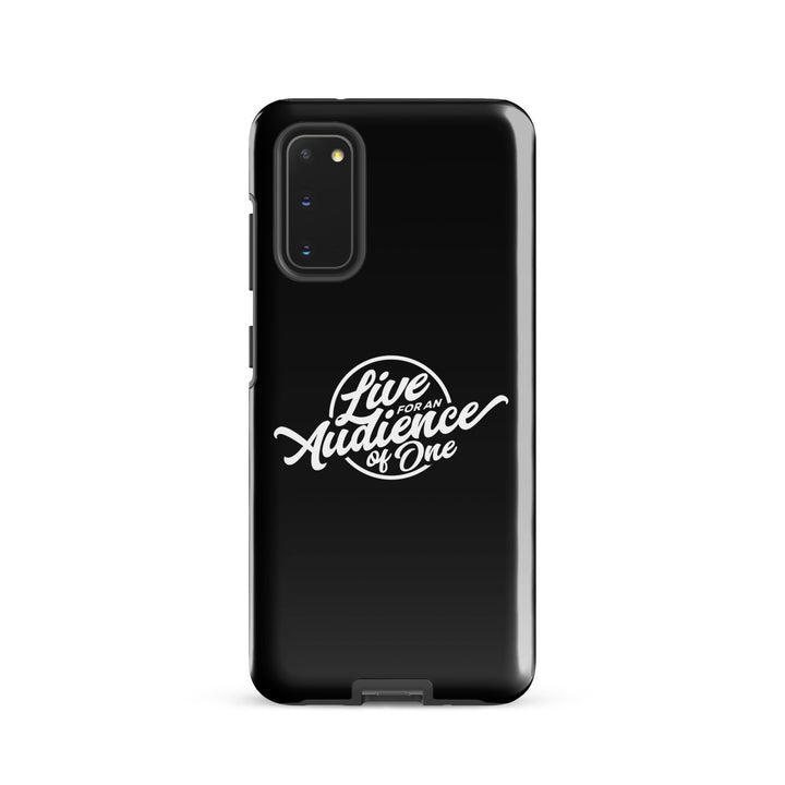 Christian Phone Case Audience of One Black for Samsung® Samsung® Phone Cases Glossy Samsung Galaxy S20 