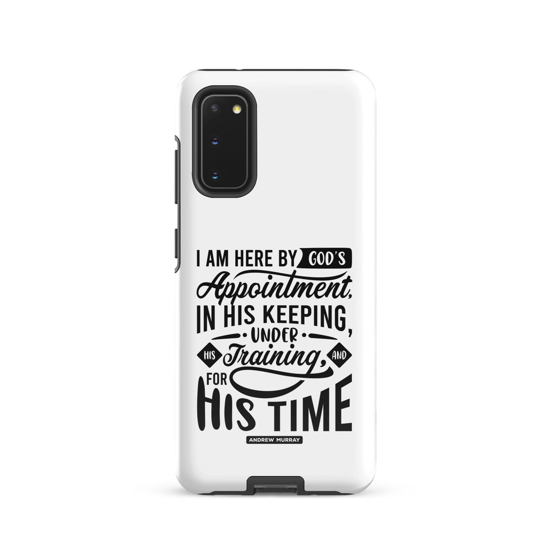 Christian Phone Case His Time White for Samsung® Samsung® Phone Cases Glossy Samsung Galaxy S20 