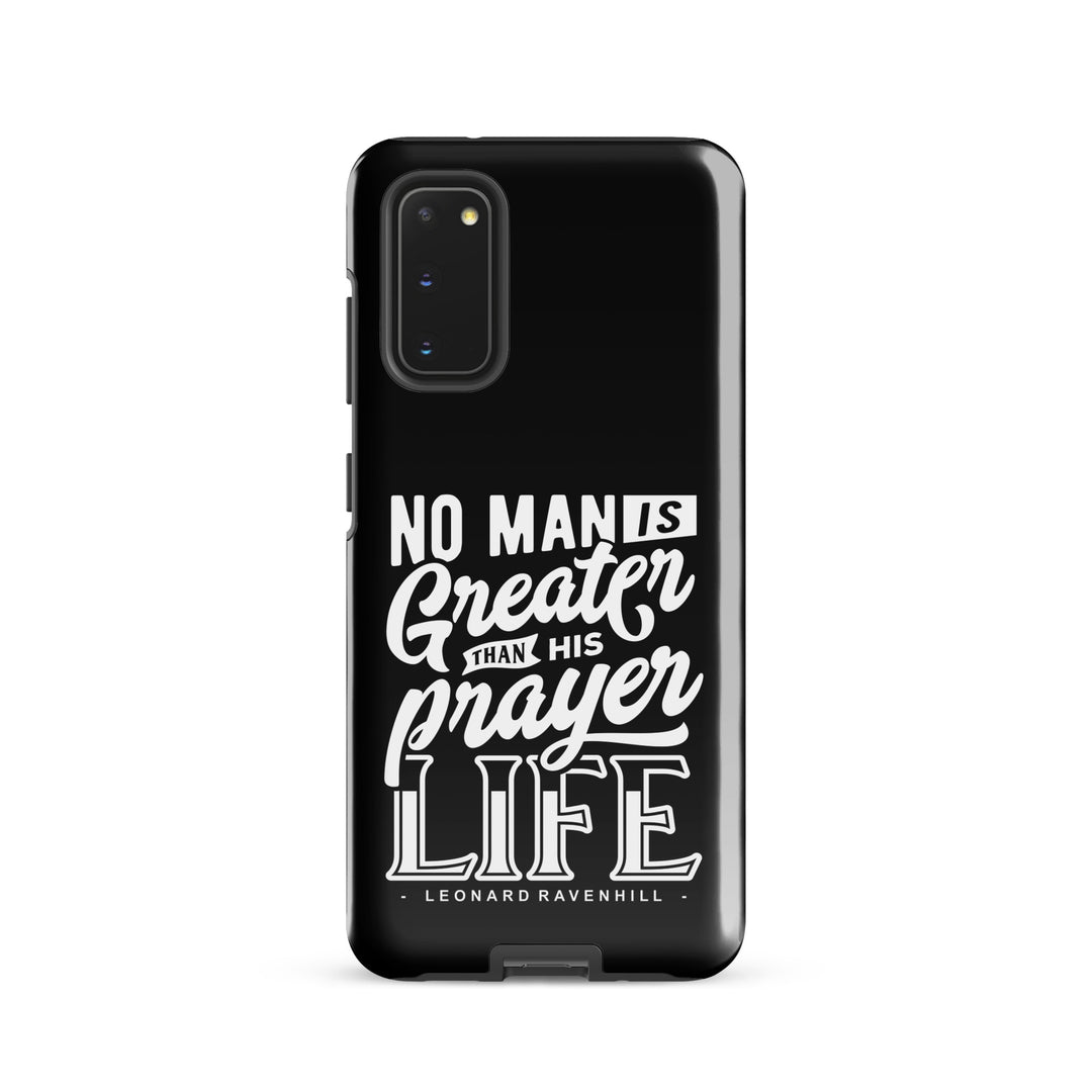 Christian Phone Case Prayer Life Black for Samsung® Samsung® Phone Cases Glossy Samsung Galaxy S20 