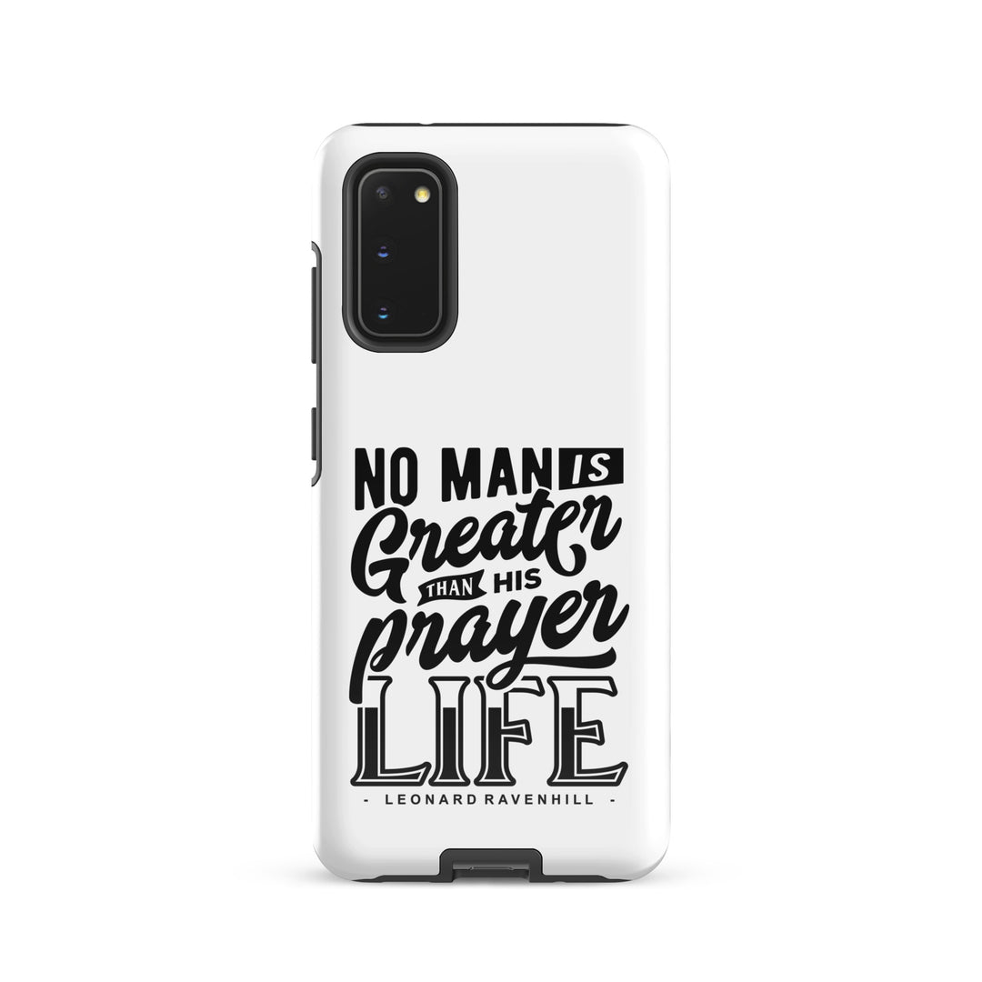 Christian Phone Case Prayer Life White for Samsung® Samsung® Phone Cases Glossy Samsung Galaxy S20 