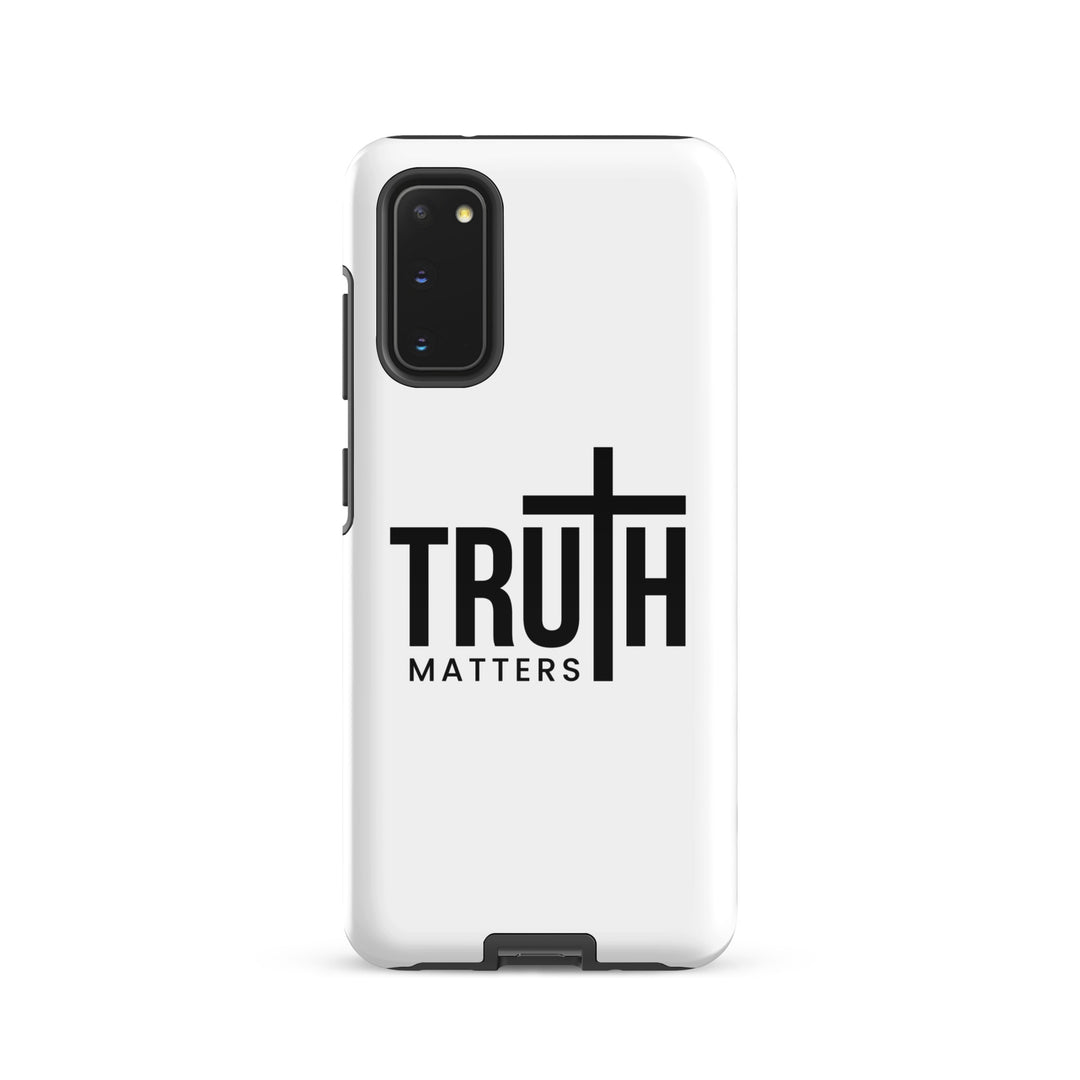 Christian Phone Case Truth Matters White for Samsung® Samsung® Phone Cases Glossy Samsung Galaxy S20 