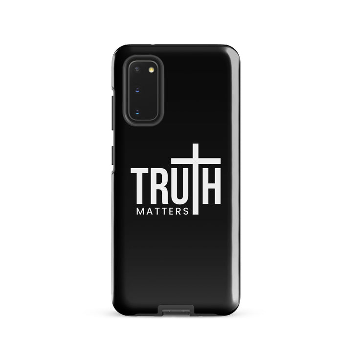 Christian Phone Case Truth Matters Black for Samsung® Samsung® Phone Cases Glossy Samsung Galaxy S20 