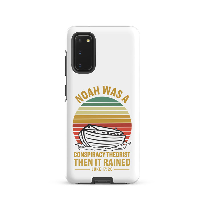 Christian Phone Case Noah Conspiracy White for Samsung® Samsung® Phone Cases Glossy Samsung Galaxy S20 