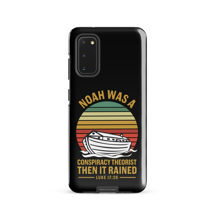 Christian Phone Case Noah Conspiracy Black for Samsung® Samsung® Phone Cases Glossy Samsung Galaxy S20 