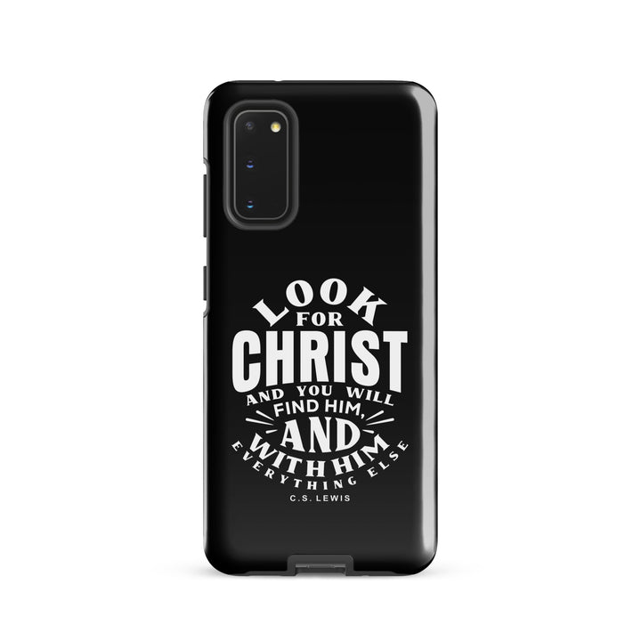 Christian Phone Case Look For Christ Black for Samsung® Samsung® Phone Cases Glossy Samsung Galaxy S20 