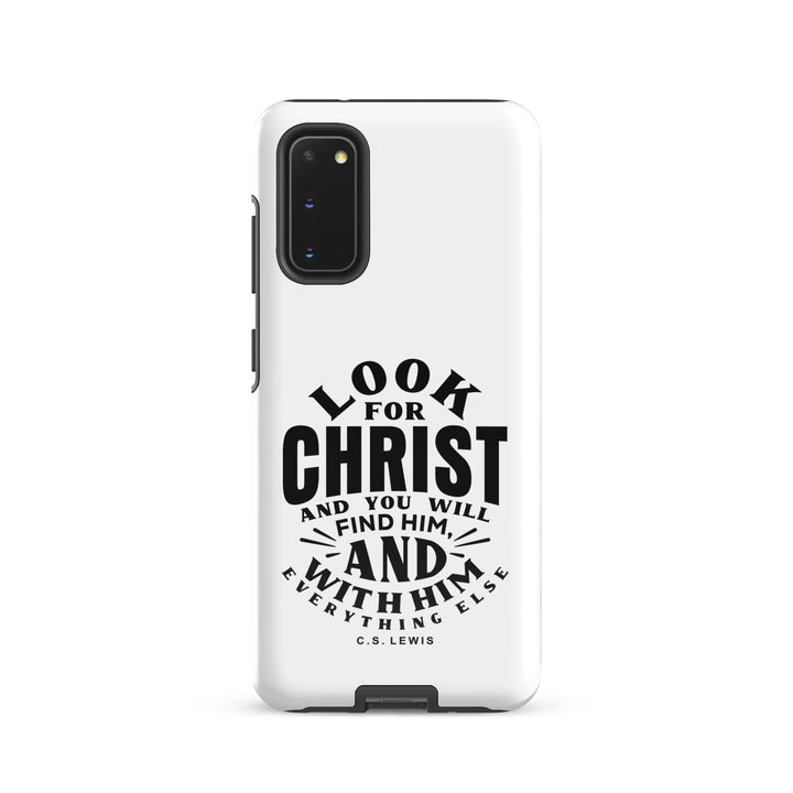 Christian Phone Case Look For Christ White for Samsung® Samsung® Phone Cases Glossy Samsung Galaxy S20 