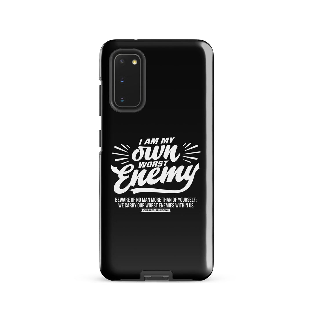 Christian Phone Case Worst Enemy Black for Samsung® Samsung® Phone Cases Glossy Samsung Galaxy S20 