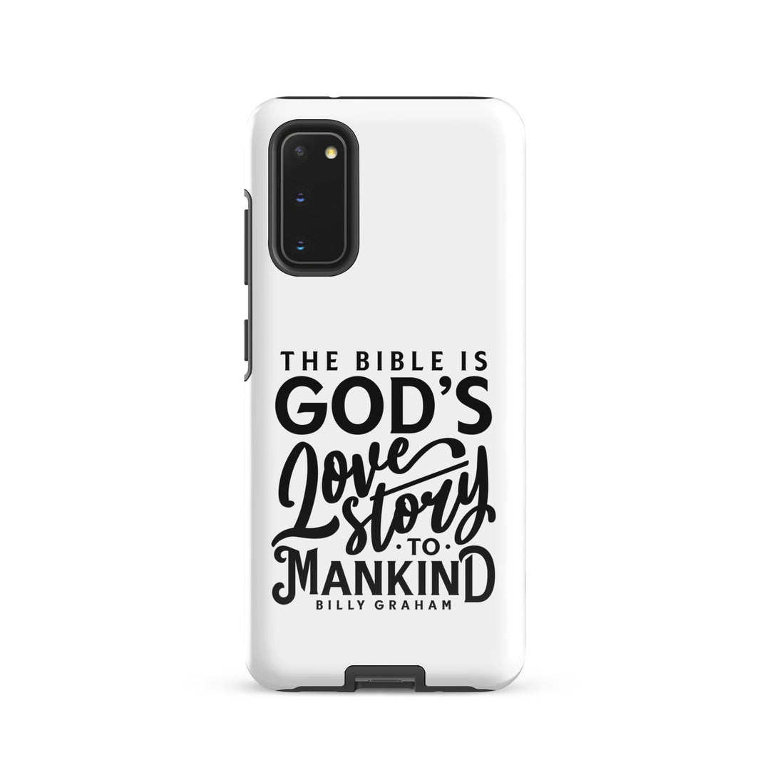 Christian Phone Case God's Love Story White for Samsung® Samsung® Phone Cases Glossy Samsung Galaxy S20 