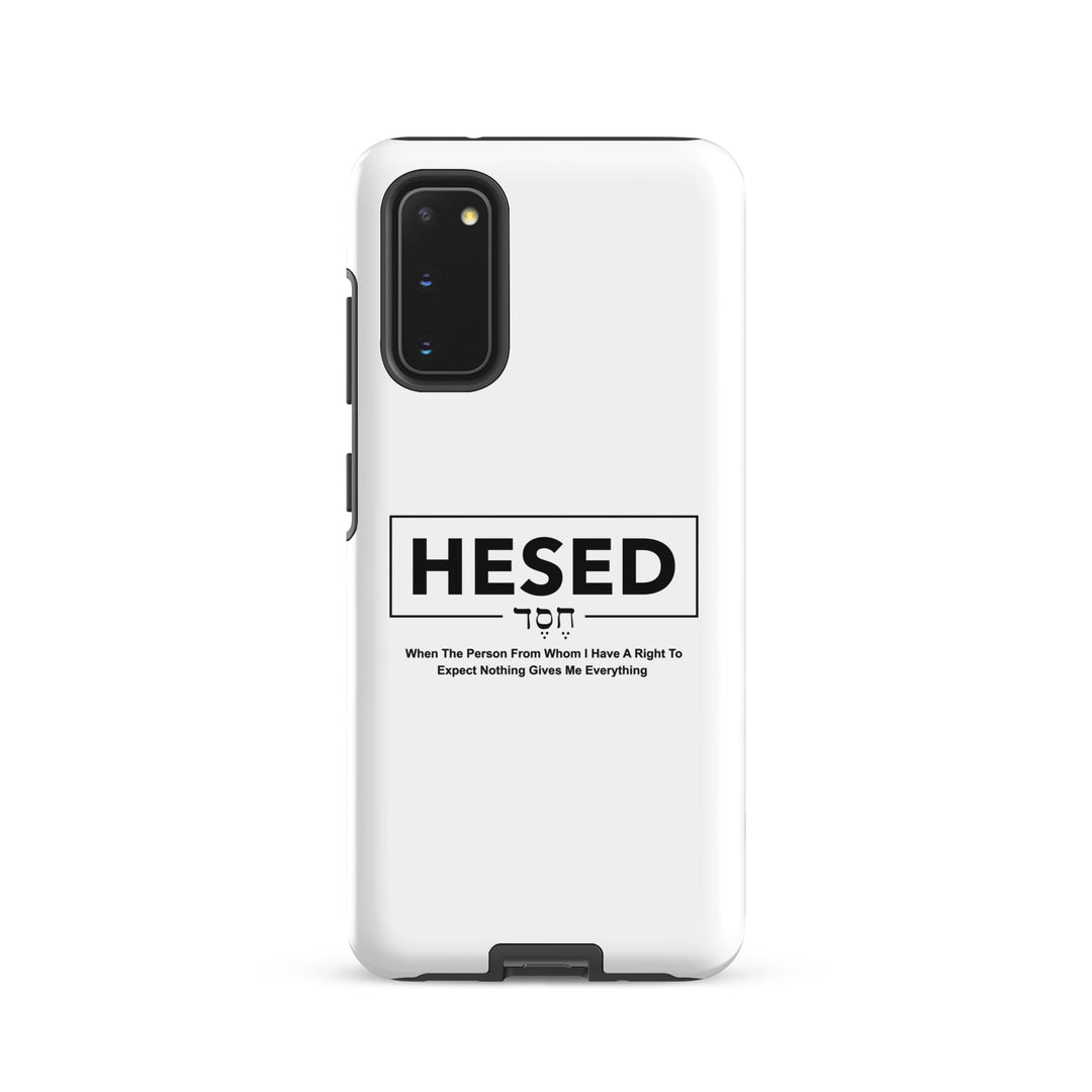 Christian Phone Case Hesed Everything White for Samsung® Samsung® Phone Cases Glossy Samsung Galaxy S20 