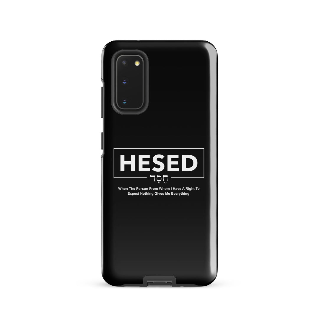 Christian Phone Case Hesed Everything Black for Samsung® Samsung® Phone Cases Glossy Samsung Galaxy S20 