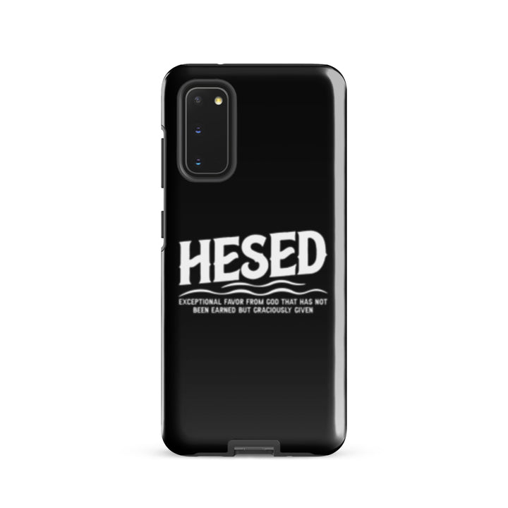 Christian Phone Case Exceptional Favor Black for Samsung® Samsung® Phone Cases Glossy Samsung Galaxy S20 