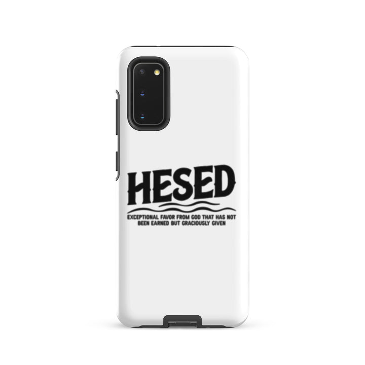 Christian Phone Case Hesed Exceptional Favor White for Samsung® Samsung® Phone Cases Glossy Samsung Galaxy S20 