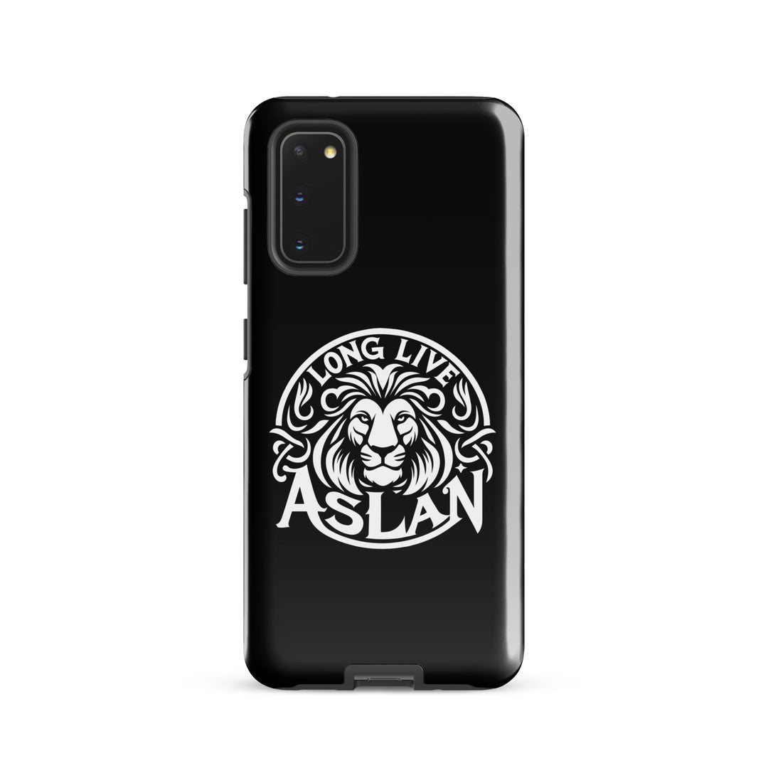 Christian Phone Case Long Live Aslan Black for Samsung® Samsung® Phone Cases Glossy Samsung Galaxy S20 