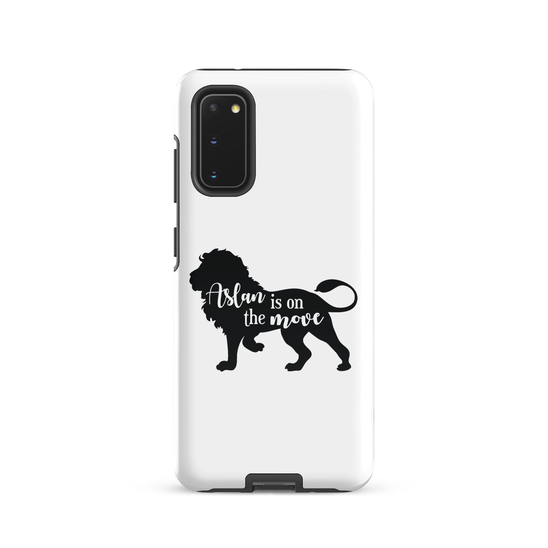 Christian Phone Case Aslan Is On The Move White for Samsung® Samsung® Phone Cases Glossy Samsung Galaxy S20 