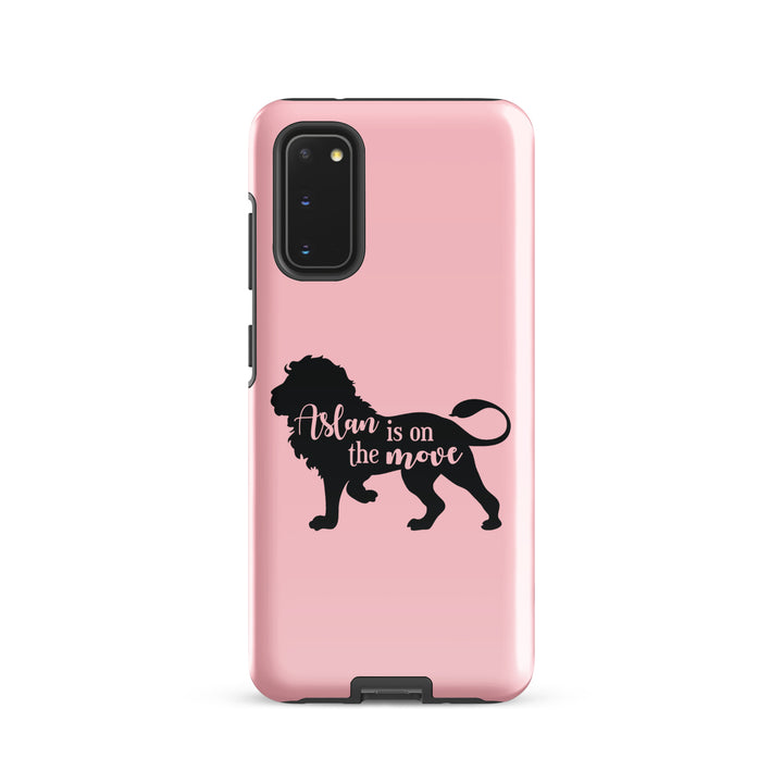 Christian Phone Case Aslan Is On The Move Pink for Samsung® Samsung® Phone Cases Glossy Samsung Galaxy S20 