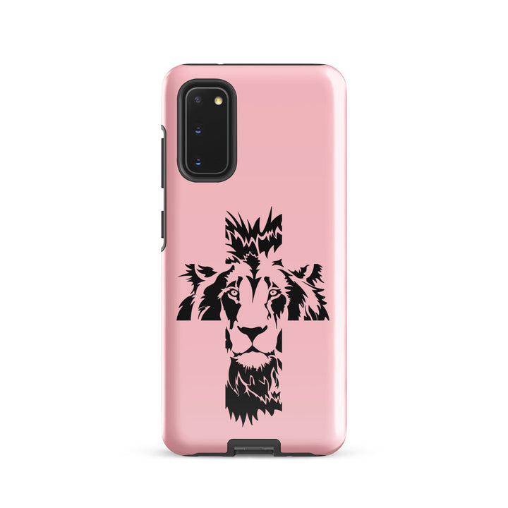 Christian Phone Case Aslan Cross Pink for Samsung® Samsung® Phone Cases Glossy Samsung Galaxy S20 