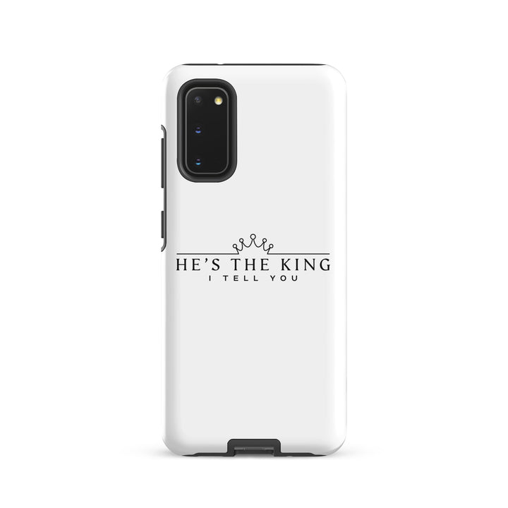 Christian Phone Case He's The King White for Samsung® Samsung® Phone Cases Glossy Samsung Galaxy S20 