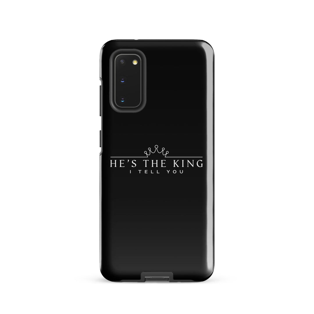 Christian Phone Case He's The King Black for Samsung® Samsung® Phone Cases Glossy Samsung Galaxy S20 