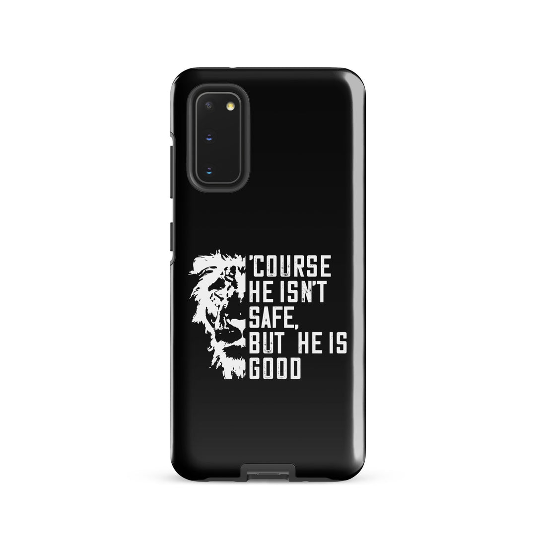 Christian Phone Case Christian Phone 'Course He Isn't Safe Black for Samsung® Samsung® Phone Cases Glossy Samsung Galaxy S20 