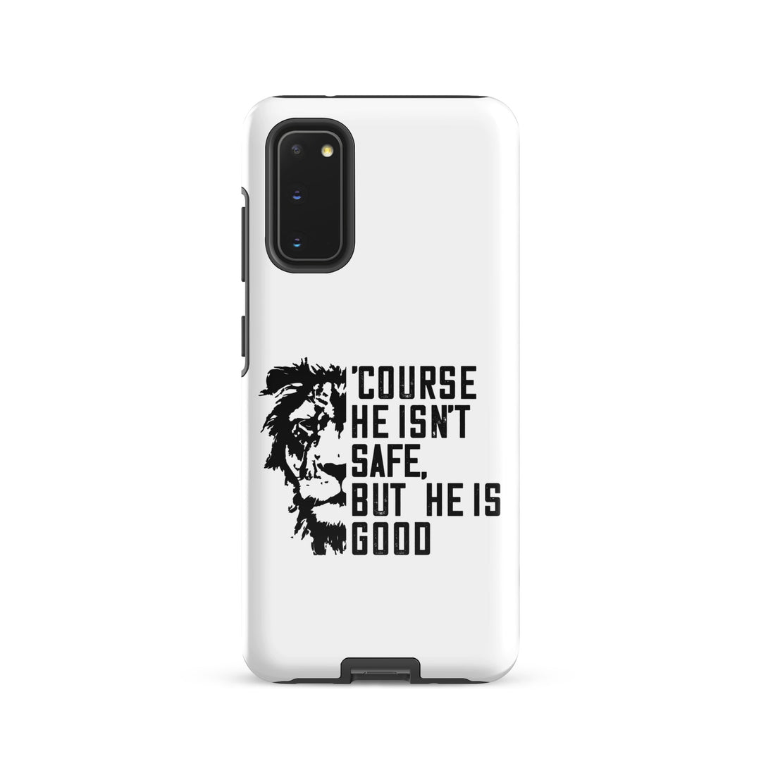 Christian Phone Case 'Course He Isn't Safe White for Samsung® Samsung® Phone Cases Glossy Samsung Galaxy S20 