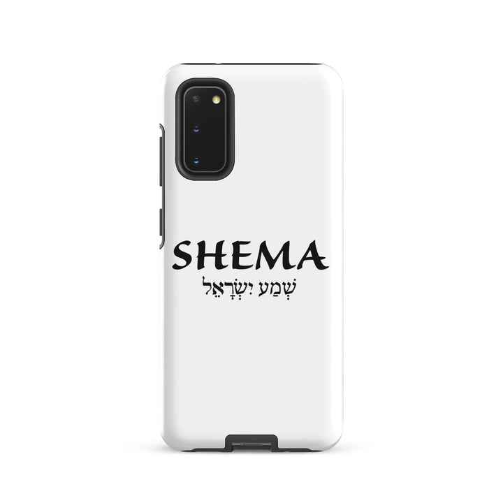 Christian Phone Case Shema Hebrew White for Samsung® Samsung® Phone Cases Glossy Samsung Galaxy S20 