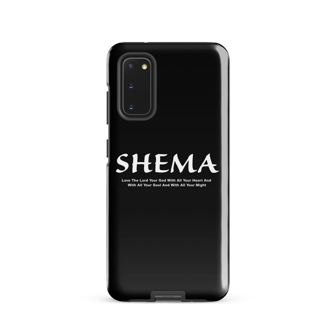 Christian Phone Case Shema Love The Lord Black for Samsung® Samsung® Phone Cases Glossy Samsung Galaxy S20 