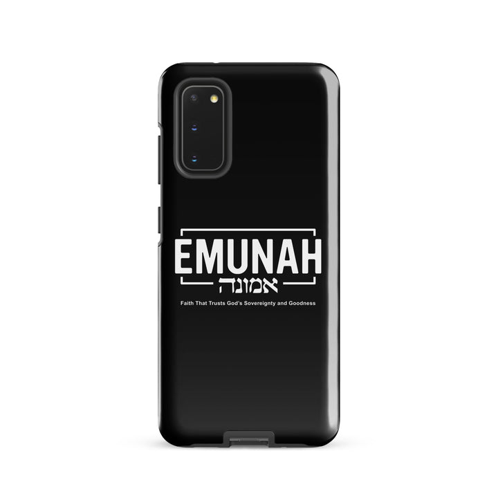 Christian Phone Case Emunah Faith That Trusts for Samsung® Samsung® Phone Cases Glossy Samsung Galaxy S20 