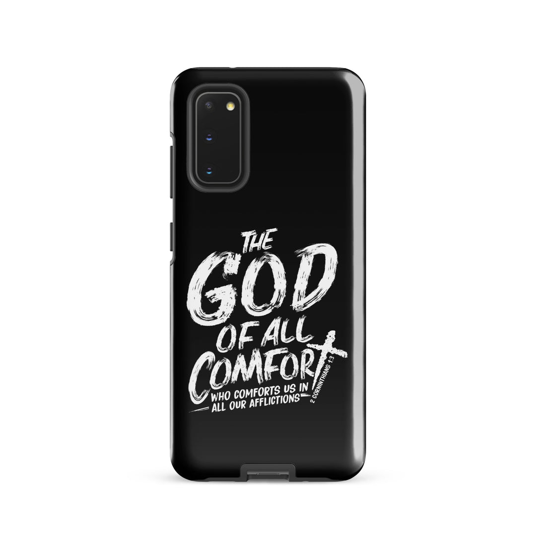 Christian Phone Case God of All Comfort Black for Samsung® Samsung® Phone Cases Glossy Samsung Galaxy S20 