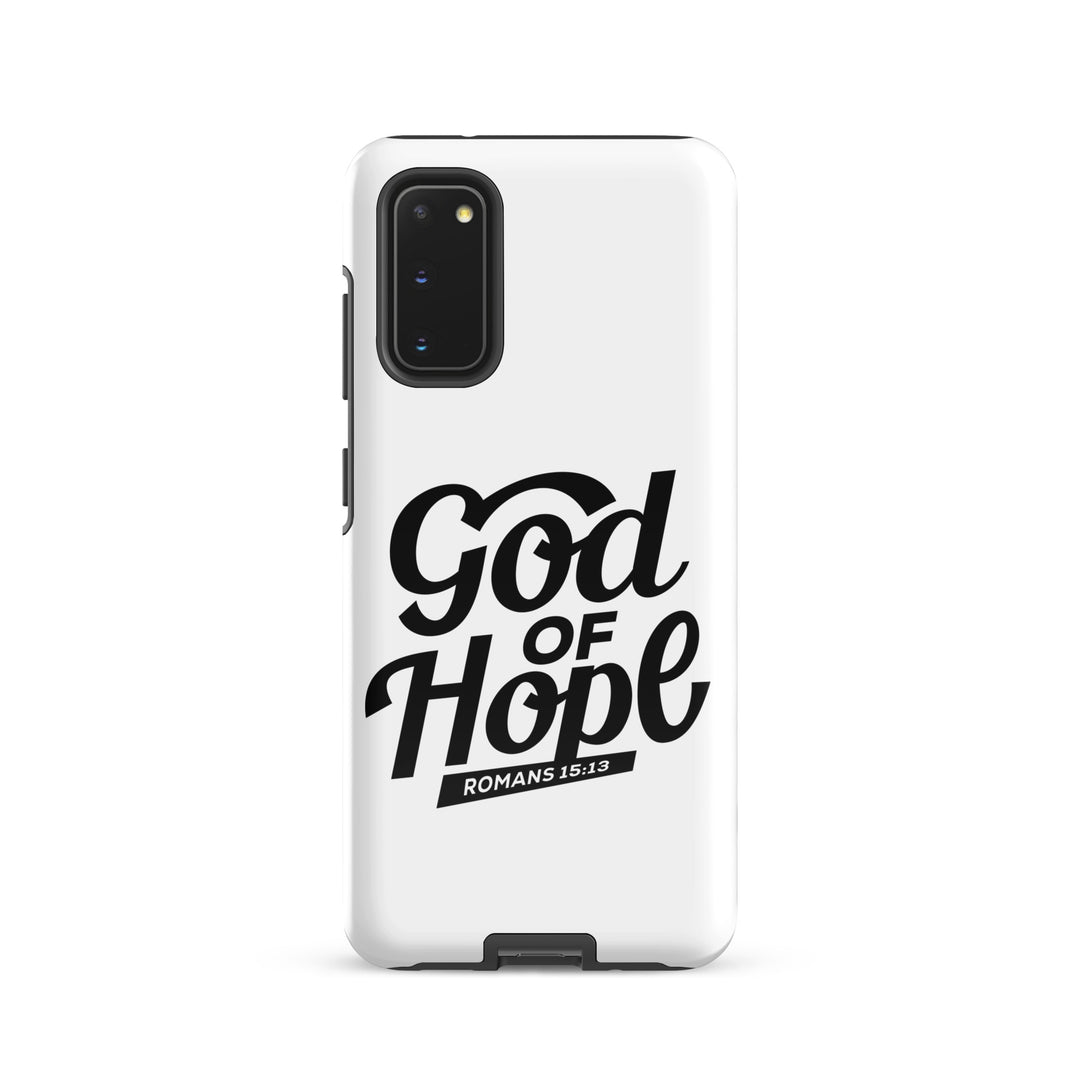 Christian Phone Case God of Hope White for Samsung® Samsung® Phone Cases Glossy Samsung Galaxy S20 