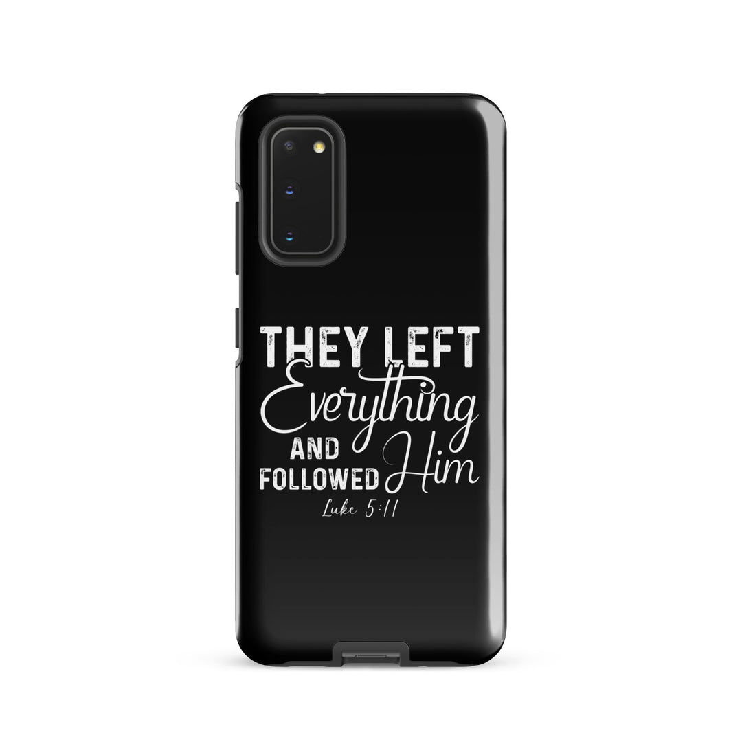 Christian Phone Case Left Everything Black for Samsung® Samsung® Phone Cases Glossy Samsung Galaxy S20 