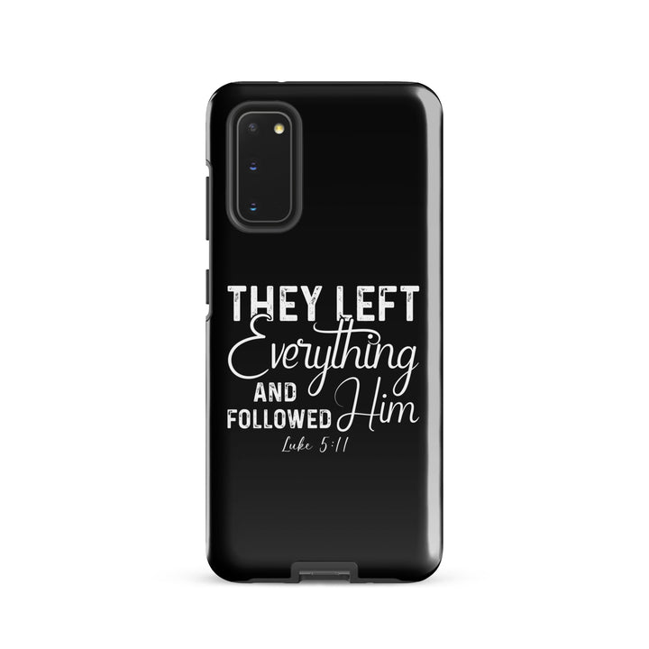 Christian Phone Case Left Everything Black for Samsung® Samsung® Phone Cases Glossy Samsung Galaxy S20 