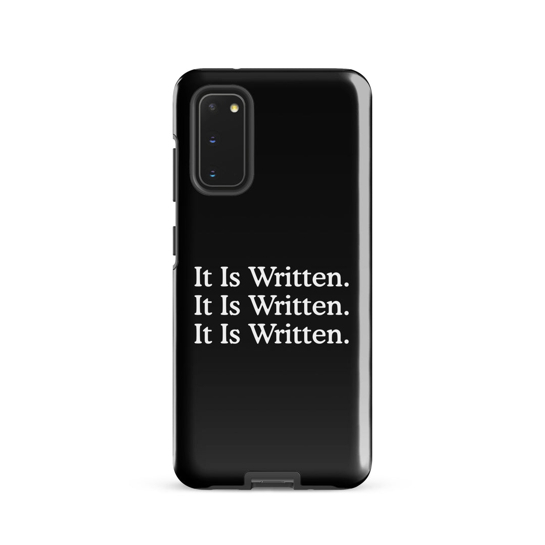 Christian Phone Case It Is Written Black for Samsung® Samsung® Phone Cases Glossy Samsung Galaxy S20 