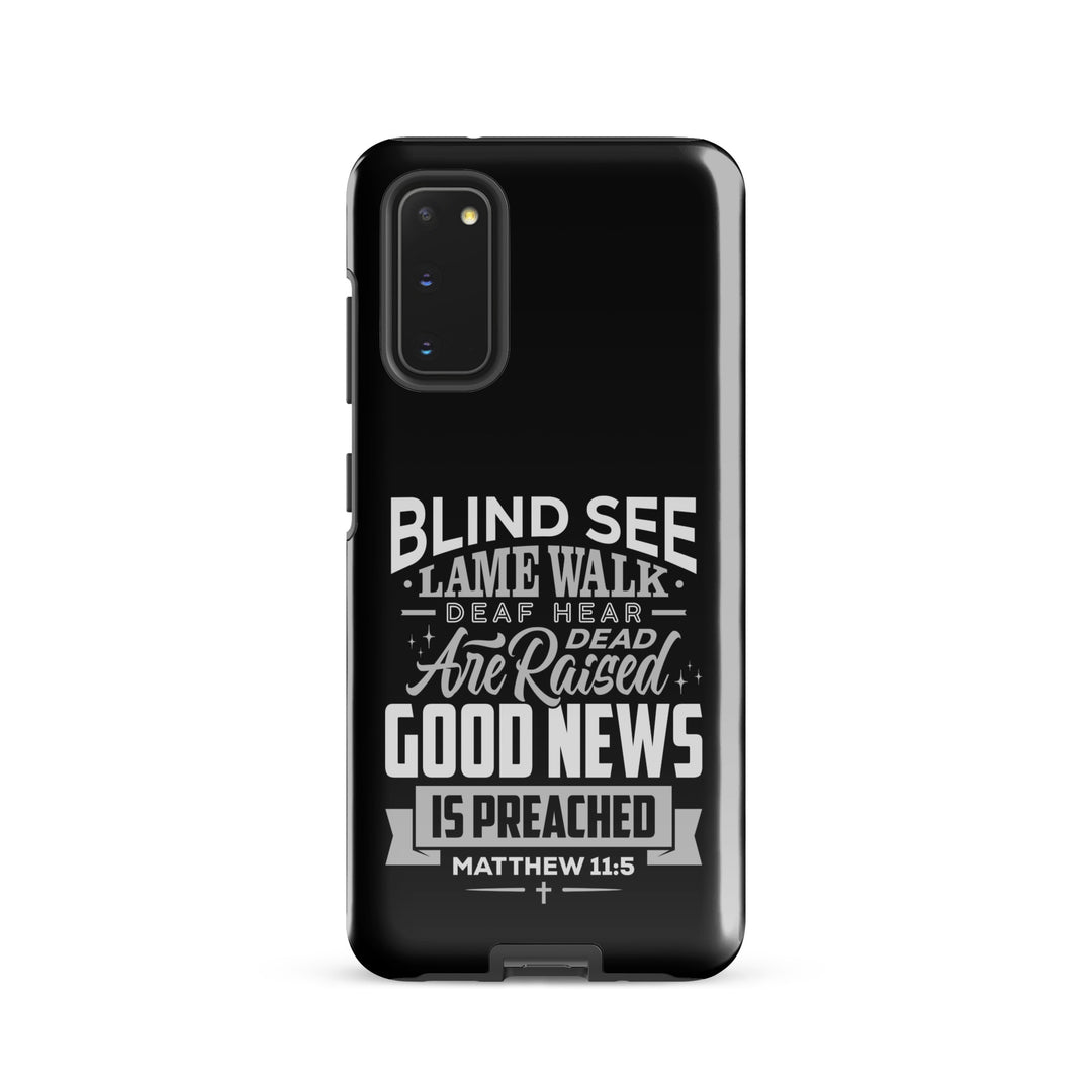 Christian Phone Case Go and Tell John Black for Samsung® Samsung® Phone Cases Glossy Samsung Galaxy S20 