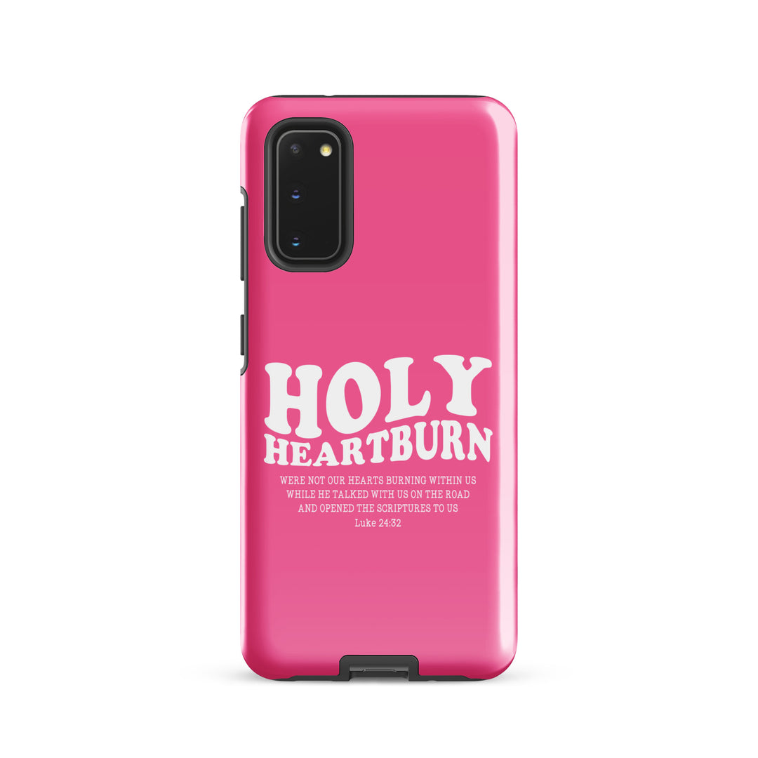 Christian Phone Case Holy Heartburn Pink for Samsung® Samsung® Phone Cases Glossy Samsung Galaxy S20 